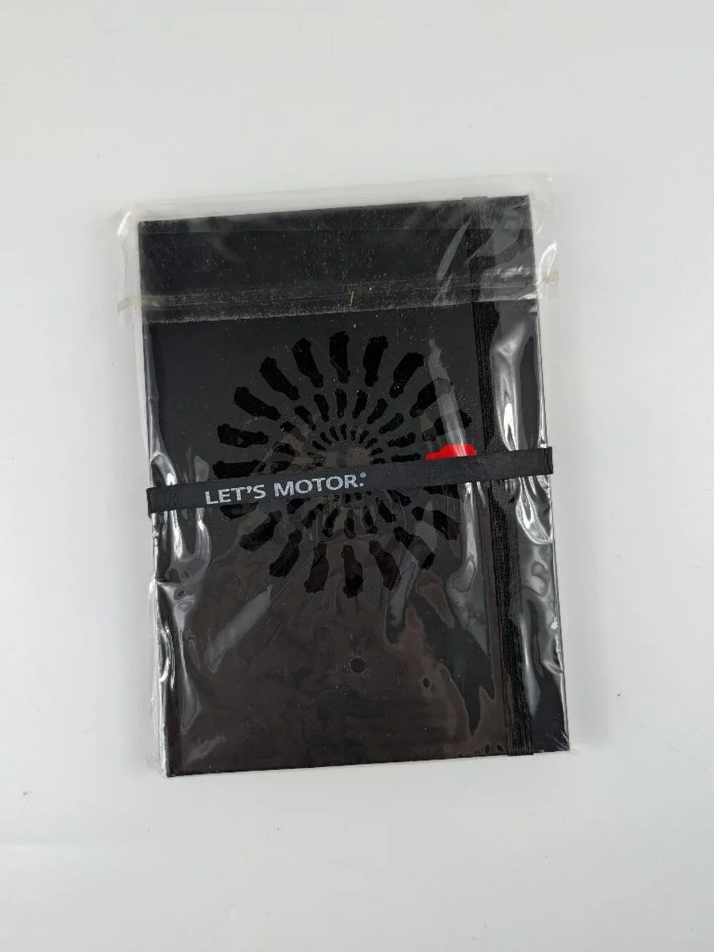 MINI COOPER Motoring Notebook Journal Circle of Car's Logo Black Red NEW